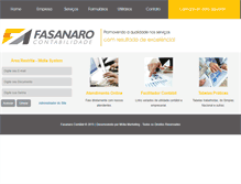 Tablet Screenshot of fasanarocontabil.com.br